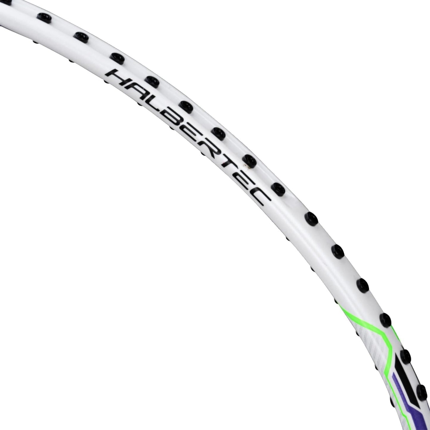 Badmintonschläger HalberTec Motor (4U) schwarz/weiß - unbespannt  - AYPU073-4