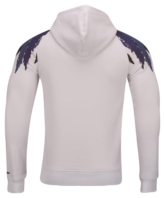 Men's Hoodie Feather white - AWDN943-1