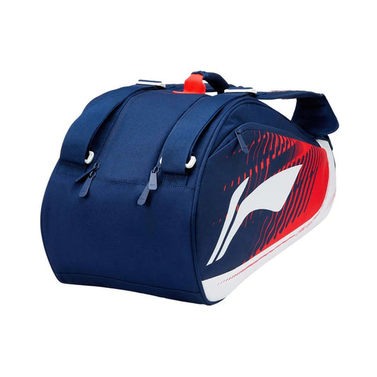Badminton racket bag 6in1 "Storm" white/dark blue/red - ABLV029-3