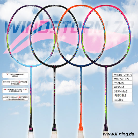 Windstorm 72 badminton racket unstrung